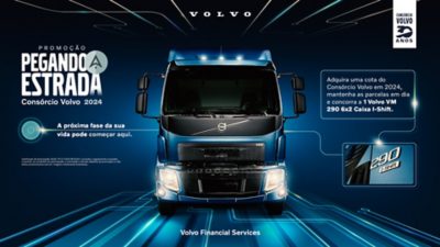 Promoção Pegando a Estrada com o Consórcio Volvo 2024