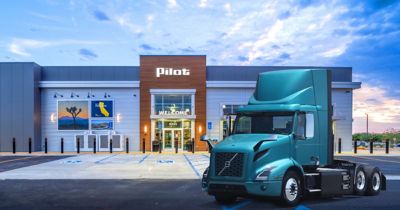 Volvo Group North America and Pilot Company will develop a national, high-performance public charging network for medium- and heavy-duty battery electric trucks utilizing the existing network of Pilot and Flying J travel centers across the U.S.