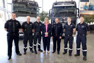 Volvo Fire Trucks for Queensland Fire Department