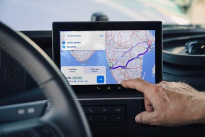 Rækkevidde- og ruteservice i Volvo Connect