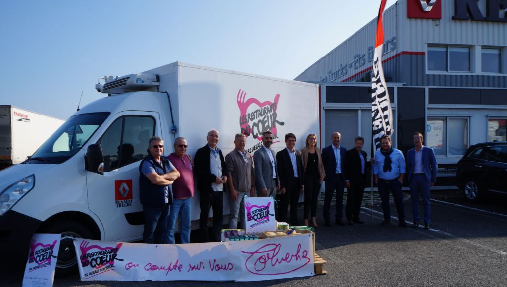 Le groupe Volvo soutient les Restos du Coeur
