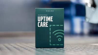 Closeup of the Uptime Care Contract package