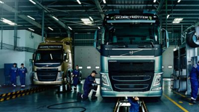 Volvo trucks services servicing contracts gold workshop pit