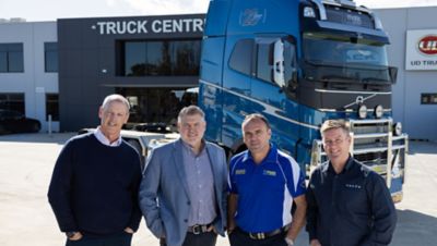 L-R Sales Representative Ken Dowsen, TCWA CEO Brad Daff, Danny Matic and TCWA General Manager Sales, Kevin Kelly