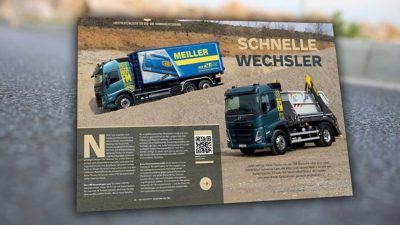 Volvo FM with swap bodies