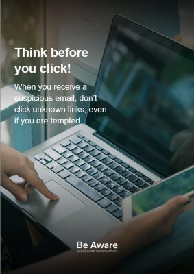 Think before you click