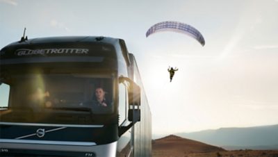 Truck paraglider fuel efficiency Driver Challenge