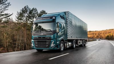 The gas-powered Volvo FM LNG is optimised for regional haul.