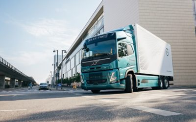 Volvo FM Electric, вид спереди