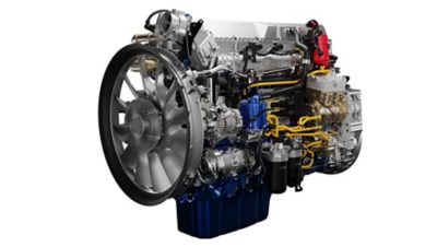 Der Gasmotor basiert auf Dieseltechnologie.