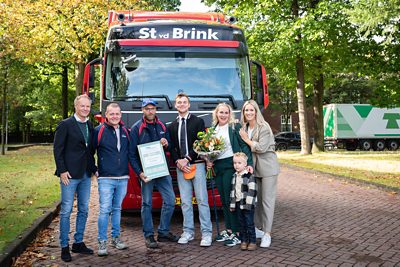 TVM Award Ridder 2024 werd uitgereikt aan Jeffrey Sieben, chauffeur bij St vd Brink in Ermelo