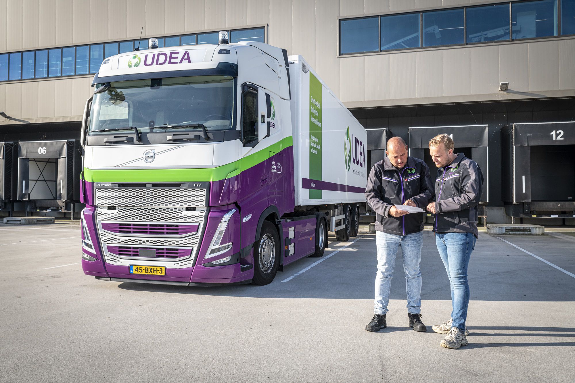 Biogroothandel Udea over het voordeel van het Gold-onderhoudscontract van Volvo Trucks