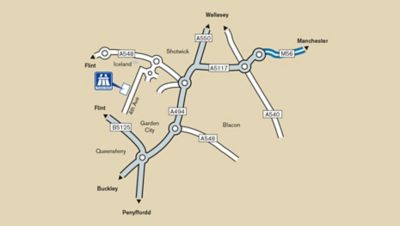 Our contact details and opening hours, with a map of how to find us