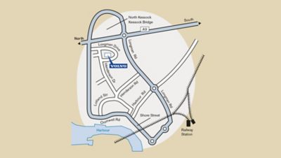 Our contact details and opening hours, with a map of how to find us