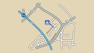 Our contact details and opening hours, with a map of how to find us