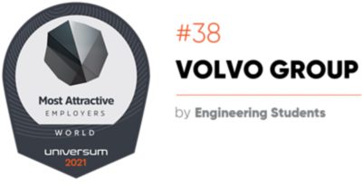 Most attractive employers in World- Badge I Volvo Group