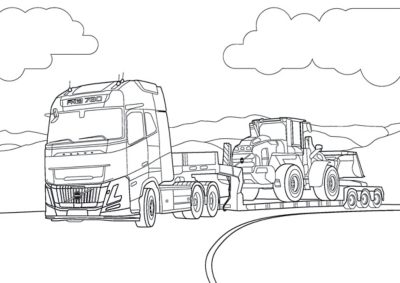Omalovánky Volvo FH16 Aero