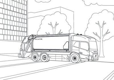 Omalovánky Volvo FM Low Entry