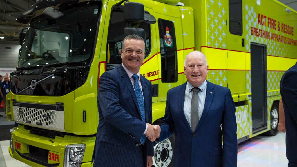 Volvo Group unveils Australia’s first e-powered emergency services vehicle 