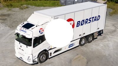 Film om Børstad Transport og deres elektriske Volvo-lastebiler