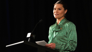 Her Royal Highness, Crown Princess Victoria of Sweden opens the event. (Photo credit: Tracey Nearmy/ANU)