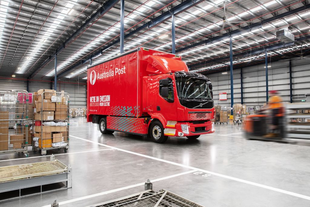 Australia Post has taken delivery of its first Volvo Electric vehicle, as the parcel logistics giant continues its sustainability drive.