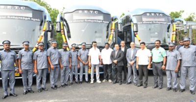 Volvo buses 9600 flagoff event