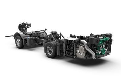 The B13R chassis is assembled at Volvo Buses’ factory in Boras, Sweden.