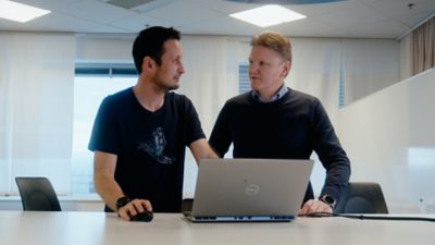 Designing with tomorrow in mind – Per Olson, Vice President Platform Development and Johan Wistrand, Specialist Mechanical Engineer from Global Bus Technology at Volvo Buses embed circular thinking into every step of the process.