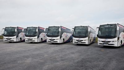 Volvo celebrates ‘50 up’ with GoBus.ie