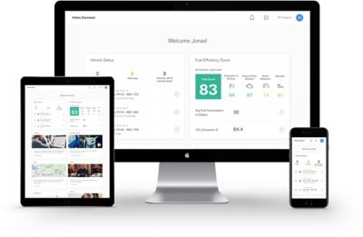 Volvo Connect auf mehreren Geräten: Wählen Sie zwischen Desktop, Tablet oder Smartphone.