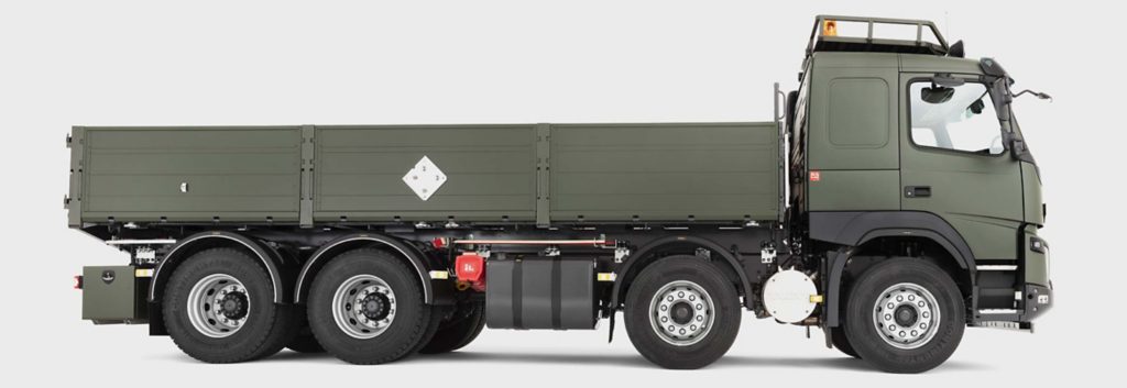 Volvo FMX 500 8×4 rigid Day cab with Librelato tipper body '2013–pr.