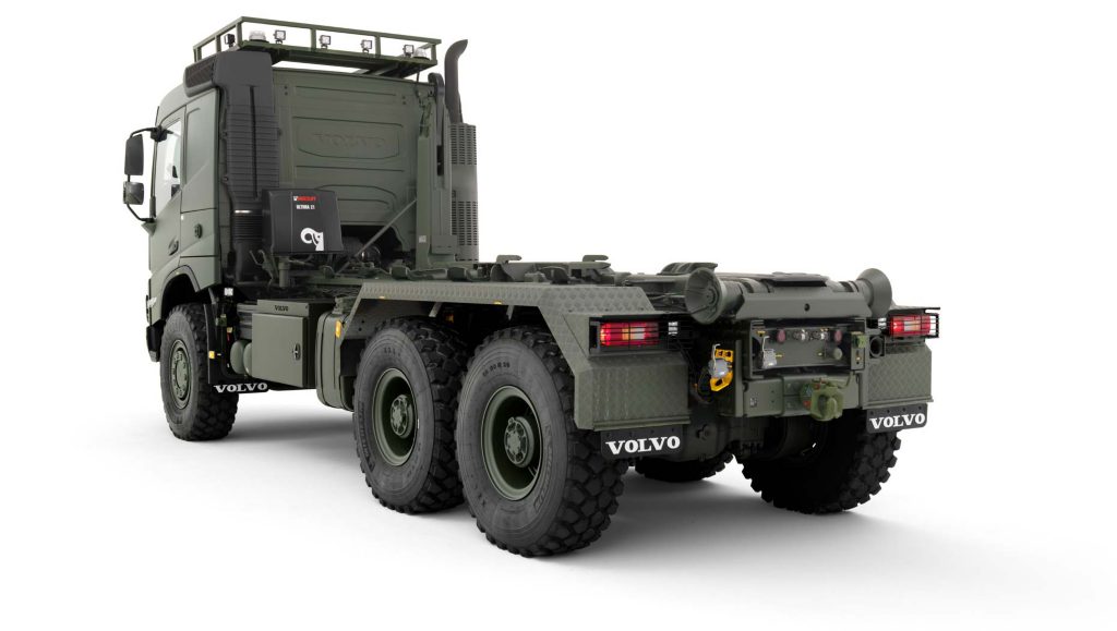 Off-road motorhome on Volvo FMX 540 chassis with 6x6 wheel arrangement 