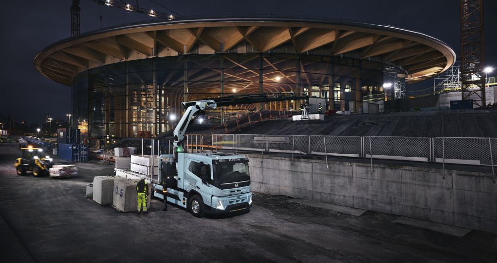 Volvo offers electric trucks ideal for construction