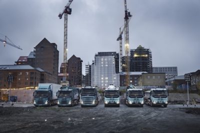 Volvo biedt elektrische trucks die geschikt zijn voor de bouwsector