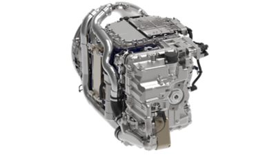Isolated images of internal truck components