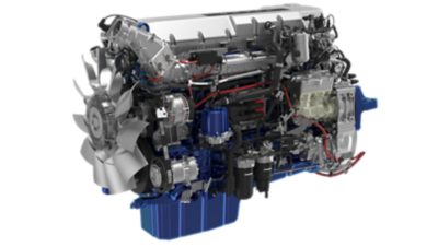 Isolated images of internal truck components