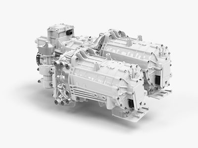 The Volvo EPT802, dual-motor electric powertrain