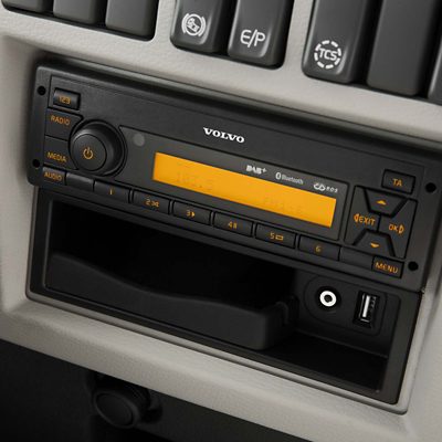 Volvo FE fülkebelső audiorendszer