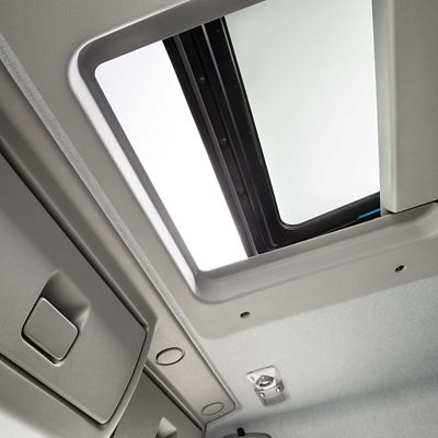 Volvo FE interior roof hatch