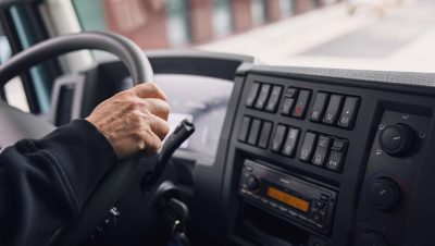 Volvo FE - interior driver interface