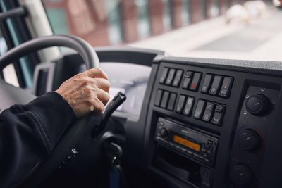 Volvo FE - interior driver interface