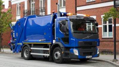 The Volvo FE CNG is easy to operate.