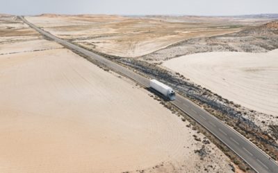 Volvo FH Aero en la carretera