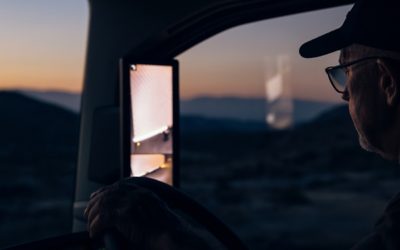 Volvo FH inside a building
