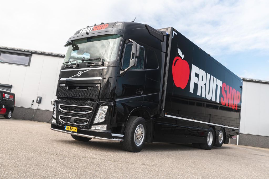 Volvo FH-bakwagen voor Fruitshop 