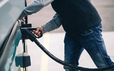 Person charging a truck