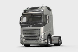 The Volvo FH 4x2 tractor.