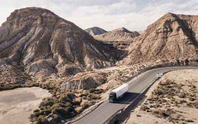 Mountains and a road