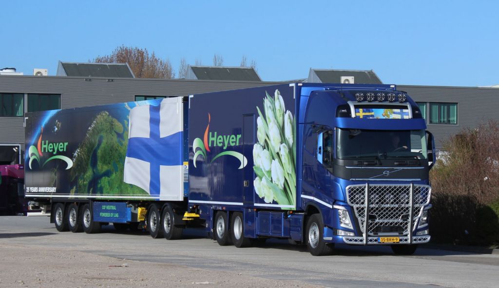 Heyer Blomstergrossisten gaat voor extra duurzaam én efficiënt met Volvo FH LNG én LZV